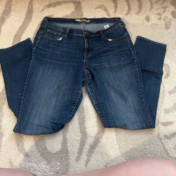 Old Navy Denim - Old Navy Plus Size 16 Long Sweetheart Dark Denim Bootcut